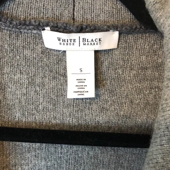 WHBM wool blend jacket lagenlook cardigan bohemian oversized witchycore - Picture 2 of 7